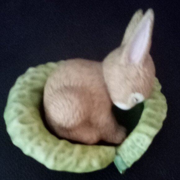 Vintage Woodland Surprises Rabbit Jacqueline B. Smith 1984 Franklin Figurine - Picture 2 of 12